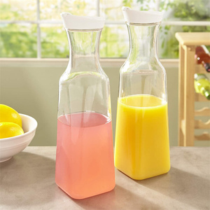 Maysure Sinh Thái Thân Thiện Với 1.5L Nhựa Nước Jug Container Vuông Bình Pet Nước Trái Cây Bình Với Lật Top Mũ - Product Image 1