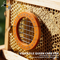Cage à reine de type broche en bakélite anti-corrosion pour l'élevage des abeilles, équipement d'apiculture