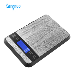 เครื่องชั่งอาหารดิจิตอลแบบดิจิตอล หน้าจอ LCD ขนาด 15 กก. โครงสร้างสเตนเลสสตีลบางเฉียบ สำหรับการอบ ทำอาหาร ใช้ในบ้าน - Product Image 1