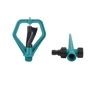 หัวฉีดน้ำแบบหมุน Huabangshi Butterfly Ground Sprinkler 1 นิ้ว ระบบรดน้ำสวนพลาสติก - Product Image 1