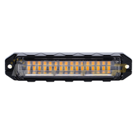 Feux de signalisation d'urgence à LED haute luminosité 12V 24V, feux stroboscopiques à LED pour montage en surface de voiture, feux stroboscopiques à LED pour calandre, SAE R65 CE IP67
