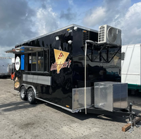 Cuisine mobile de remorque de camion de nourriture pour le diagramme de nourriture de burger de crème glacée de hot-dog en vente avec les USA complets d'équipement adaptés aux besoins du client