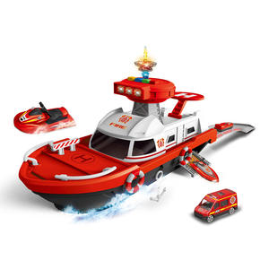 Véhicule miniature OEM pour enfants, jouets pour garçons, ensemble de voitures, modèle moulé, expédition, <span class=keywords><strong>garage</strong></span> de lutte contre le feu, 1/64 - Product Image 1