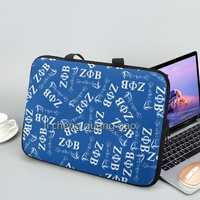 Sıcak Satış Özel ZPB Zeta Phi Beta Laptop Çantası Sorority Temalı Ofis Taşınabilir Çok Boyutlu Laptop Çantası İş Ofis Malzemeleri