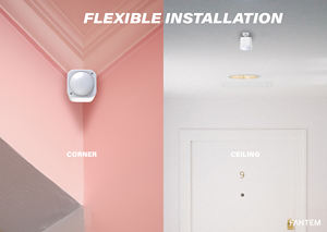 Z-Wave Plus 스마트 홈 시스템 모션 센서 조명 제어 온도를 포함한 무선 식스인원 모션 센서 감지기 - Product Image 3