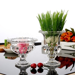 Hot Selling Factory Direct Supply <strong>Flower</strong> <strong>Vase</strong> European Style Flapped Glass <strong>Vase</strong> for Wedding Centerpieces Table Decorations - Product Image 6