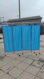 Partisi Rumah Sakit Baja Anti Karat Terlaris, Layar Lipat Empat Panel Medis - Product Image 3