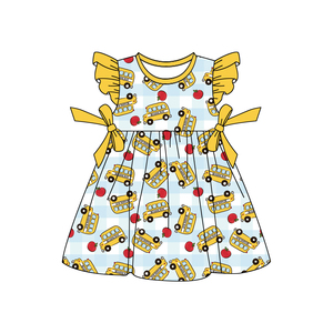 Vestido de Verano Personalizado GSD3526 para Bebé Niña, Estilo Camuflaje, Manga Corta, Vestido al por Mayor - Product Image 2