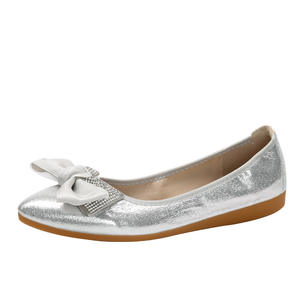 Zapatos <span class=keywords><strong>de</strong></span> enfermera <span class=keywords><strong>de</strong></span> cuero suave, zapatos planos puntiagudos <span class=keywords><strong>de</strong></span> boca baja, zapatos individuales para embarazadas, mocasines con lazo para mujeres y damas, talla 31-45 - Product Image 5