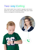 Montre Connectée GPS 4G pour Enfants avec Bouton SOS - Localisateur en Temps Réel et Appel Vocal