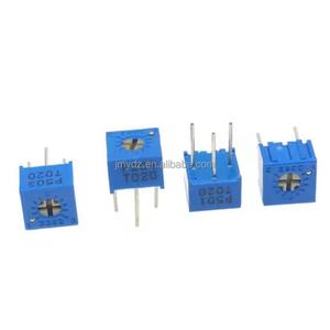 3362P-501 500R ตัวต้านทานแบบปรับได้ความแม่นยำสูงแบบหมุนรอบเดียว/3362 โพเทนชิโอมิเตอร์ โพเทนชิโอมิเตอร์แบบเคลือบแก้ว - Product Image 3