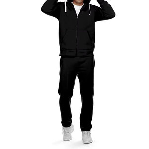 Conjunto de chándal para hombre, ropa deportiva atlética de manga larga, conjunto de entrenamiento, ropa informal activa, ropa de dos piezas, chándal para hombre - Product Image 4