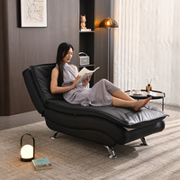 Fauteuil de relaxation électrique multifonctionnel en cuir, style impérial, convertible, pour salon et pause déjeuner