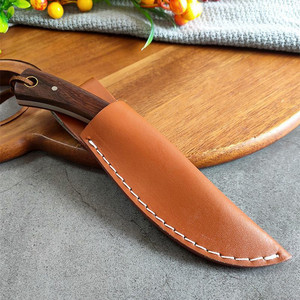 Outdoor fruit <b>knife</b>, Mongolian hand-held meat <b>knife</b>, carving, self-defense, collection, straight <b>knife</b>, wilderness camping - Product Image 4