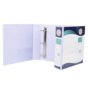 Khuyến mại chất kết dính màu trắng 3 inch dày A4 nhiệm vụ nặng nề 3 lỗ D Vòng PVC Vinyl ba vòng chất kết dính - Product Image 1