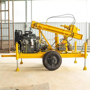 Best Verkopende Roterende Opvouwbare Draagbare Waterput Boorinstallatie Hydraulische Wielen Met Modderpomp Onderwater Platform Booreiland - Product Image 1