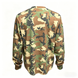 เสื้อยืดลายพรางทรงบ็อกซี่แขนยาวขนาดใหญ่พิเศษสำหรับผู้ชายแบบปรับแต่งได้ - Product Image 2