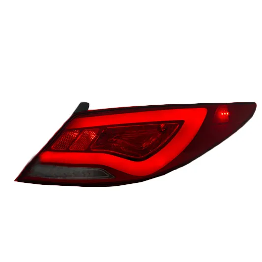 Paire d'assemblage de feux arrière de voiture pour Hyundai Accent Verna Solaris 10-13 LED feu de signalisation de frein pièces de réglage système de lampe arrière de voiture