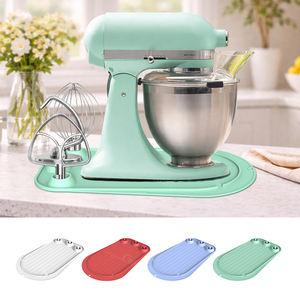 Organisateur de mixeur tout-en-un et tapis antidérapant : protège les comptoirs, réduit le bruit et range les accessoires dans une base en silicone. - Product Image 6