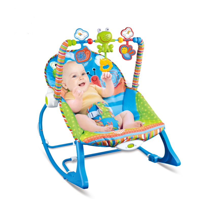 Высококачественные игрушки HW, новинка 2023, электрическое пластиковое кресло-качалка для малышей с вибрирующей музыкой, кресло-качалка для младенцев