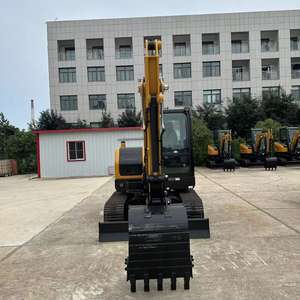 Mini-excavatrice sur chenilles SY55U à vente chaude, d'occasion, 5,5 tonnes, boîte de vitesses PLC, pompe, roulement, garantie moteur d'un an, en stock, remise - Product Image 2