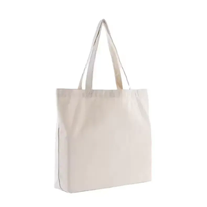 Factory Customized Letter Zipper Single Shoulder Canvas Bag Large Cotton Grocery Shopping Canvas Tote Bag With Logo