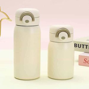 Stainless Steel Insulated Water Bottle Pop-Up Lid Portable Thermal Bottle <b>Large</b> Capacity Food Grade Travel <b>Mug</b> - Product Image 4