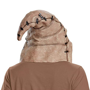Maschera in Latex per Halloween Bagman, Maschera Occhi Intera Spaventosa e Divertente, Design Bianco a Doppio Strato per Mascherata - Product Image 2