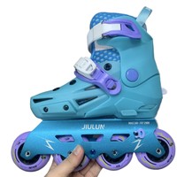 Patins à roulettes plats pour enfants, garçons et filles, spéciaux club, multifonctionnels, en matériau PU/PP, à roues simples
