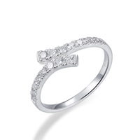Bagues de couple en argent sterling S925 avec diamants de laboratoire, alliance minimaliste assortie, luxe discret pour femmes et hommes