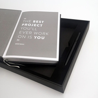 Agenda in Pelle PU di Lusso Premium con Stampa Personalizzata e Logo in Lamina, Ideale per Regali ed Eventi Aziendali