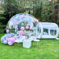 Tente bulle gonflable transparente en gros pour mariage en plein air, anniversaire, célébration – Taille et design personnalisables disponibles – Dôme en PVC