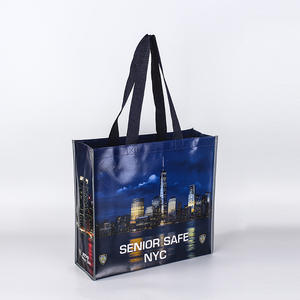 กระเป๋าโท้ทแฟชั่นรีไซเคิล RPET ปิดด้วยกระดุม ความจุขนาดใหญ่ กระเป๋าช้อปปิ้งแบบยั่งยืนสำหรับใช้ในชีวิตประจำวัน - Product Image 1