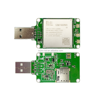 SIM7600NA-H Dongle HAT Waveshare Raspberry Pi Jetson Nano LTE Cat-4 4G Mendukung Penentuan Posisi GNSS untuk Amerika Utara A943