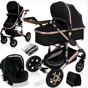 High View 3in1 Stroller for newborns uses hot mom outdoor travel to carry babies push chair with mummy bags