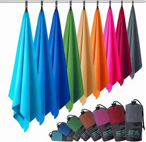 Toalla Deportiva de Microfibra Personalizada, 88% Poliéster + 12% Poliamida, Desechable, Ligera, Comprimida, para Playa, Gimnasio, Viajes, con Bolsa - Product Image 1