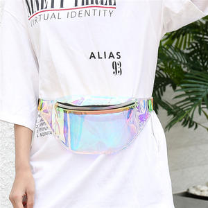 Nouveau holographique Fanny Pack hologramme taille sac Laser PU plage voyage banane hanche Bum Zip taille sacs femmes ceinture sac pour <span class=keywords><strong>les</strong></span> filles - Product Image 4