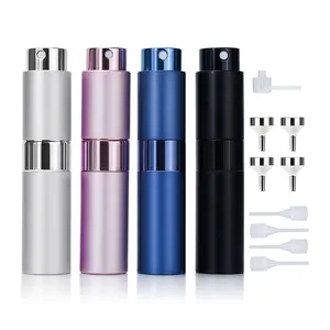 8ml Travel Perfume Atomizer Refillable Mini Cologne Spray Bottle Empty Small Aftershave Portable Sprayer for Liquid Dispenser