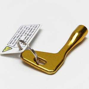 Llave Triangular S200 Dorada para Desbloqueo de Puerta de Ascensor - Product Image 1
