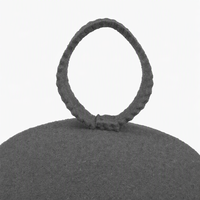 Chapeau de sauna et spa en feutre de laine mérinos 100 % pure, réutilisable, doux pour la peau, coloré, épaisseur 3 mm, pour adultes
