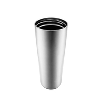 Shaker à cocktail isolé un ensemble de shaker à cocktail froid en acier inoxydable 18/8 avec passoire intégrée