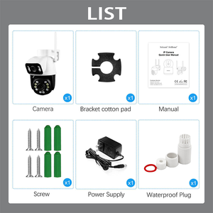 Telecamera Dome WiFi Guangheng per Casa con Rilevamento Movimento AI, Visione Notturna a Colori e App Cloud - Product Image 4