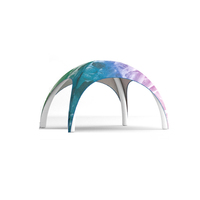 Dôme gonflable de Camping, impression personnalisée, bulle transparente, pour publicité de noël