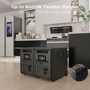 Générateur solaire Swalle EU UPS 4200w, station d'alimentation 6144Wh, batterie LiFePO4, <span class=keywords><strong>camping</strong></span>, tente, <span class=keywords><strong>camping</strong></span>-<span class=keywords><strong>car</strong></span>, parc, <span class=keywords><strong>aire</strong></span> <span class=keywords><strong>de</strong></span> pique-nique, événement extérieur, mariage - Product Image 4