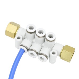 Qingze <b>Quick</b> Connect Tubing <b>Connector</b> G1 8 4 6 8 10 12 For Pneumatic System - Product Image 2