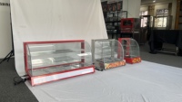 Armoire chauffante électrique LIBERMANN pour restaurant de restauration rapide, vitrine chauffante pour hamburgers et poulet frit