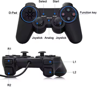PC-208 manette de jeu filaire USB Joystick pour PC ordinateur portable Arcade Vibration Gamepad pour PC Gaming Controle
