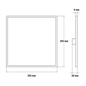 Pannello LED Beghelli 33,5 cm di Profondità 38 cm di Altezza per Uso Commerciale - Product Image 2