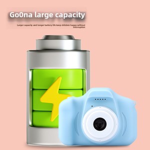 Mini cámara para niños con pantalla IPS de 2 pulgadas, vídeo HD 1080p, múltiples juegos de rompecabezas y filtros integrados, regalos de juguetes para niños - Product Image 4