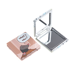<span class=keywords><strong>Mini</strong></span> miroir de vanité rond en aluminium, <span class=keywords><strong>UFO</strong></span>, Portable, Double face, pliable, fabrication - Product Image 5